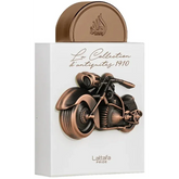 Perfume fles met motorfietsontwerp uit Lattafa Pride La Collection D’antiquites